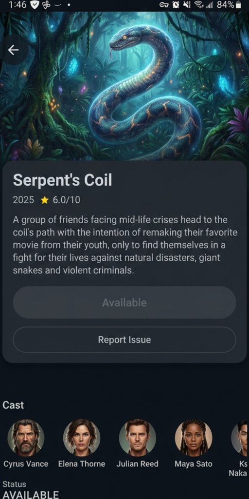 Media Details Screen