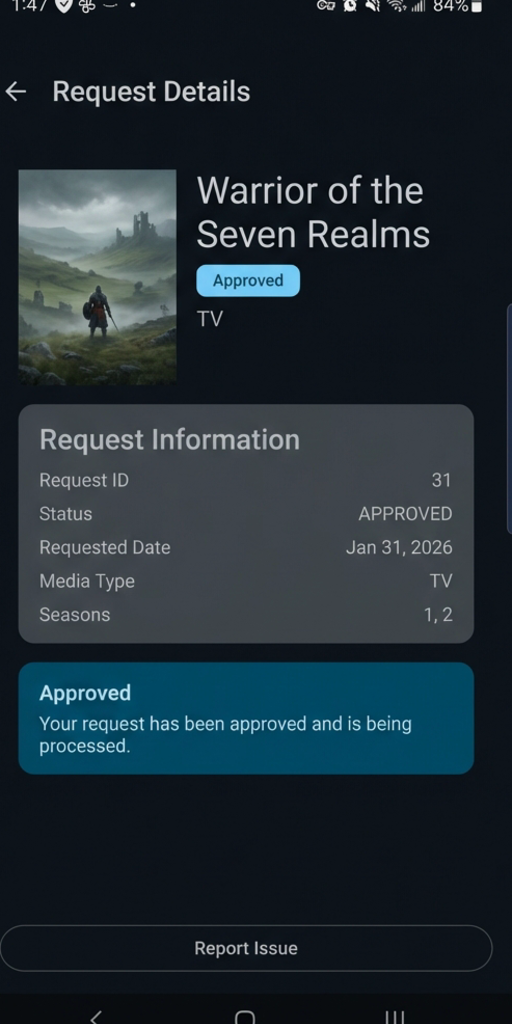 Requests Screen